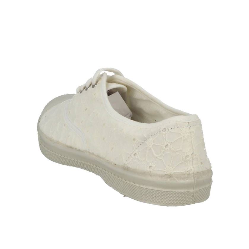 Bensimon femme broderie anglaise ecru1076003_4 sur voshoes.com