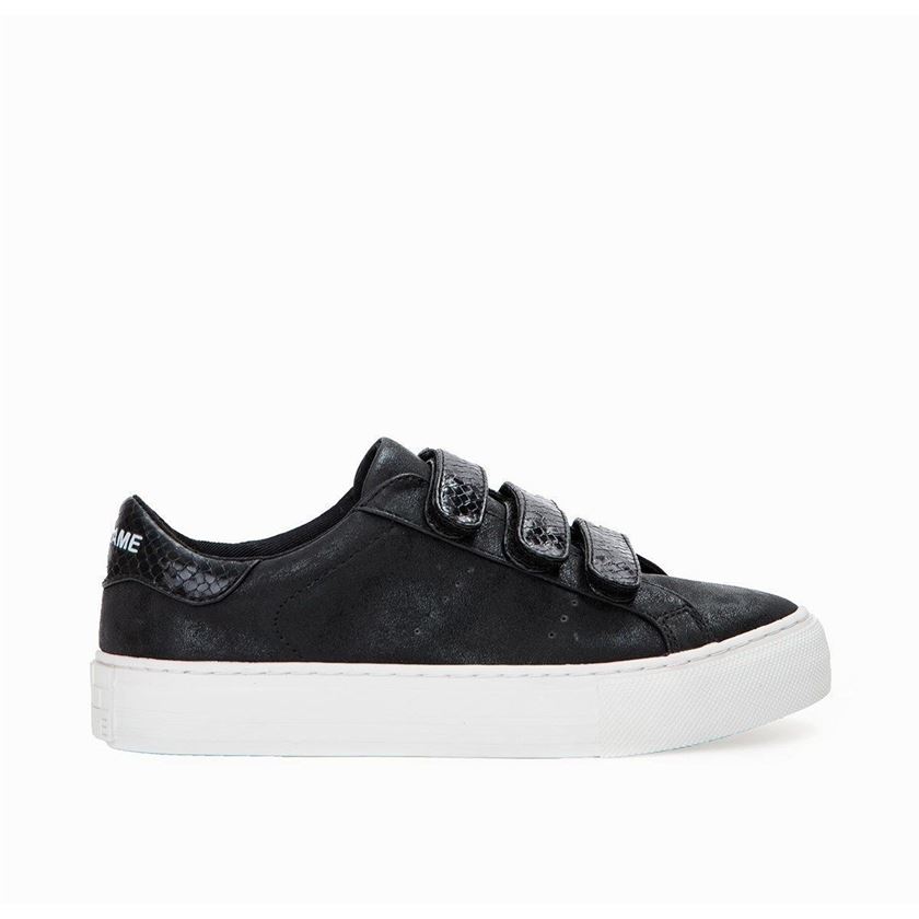 femme No name femme arcade straps gloom reptil noir