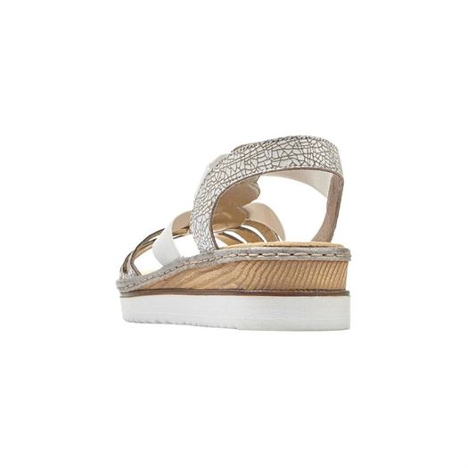 Rieker femme 679l4 blanc1084403_4 sur voshoes.com