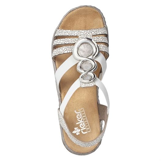 Rieker femme 679l4 blanc1084403_5 sur voshoes.com