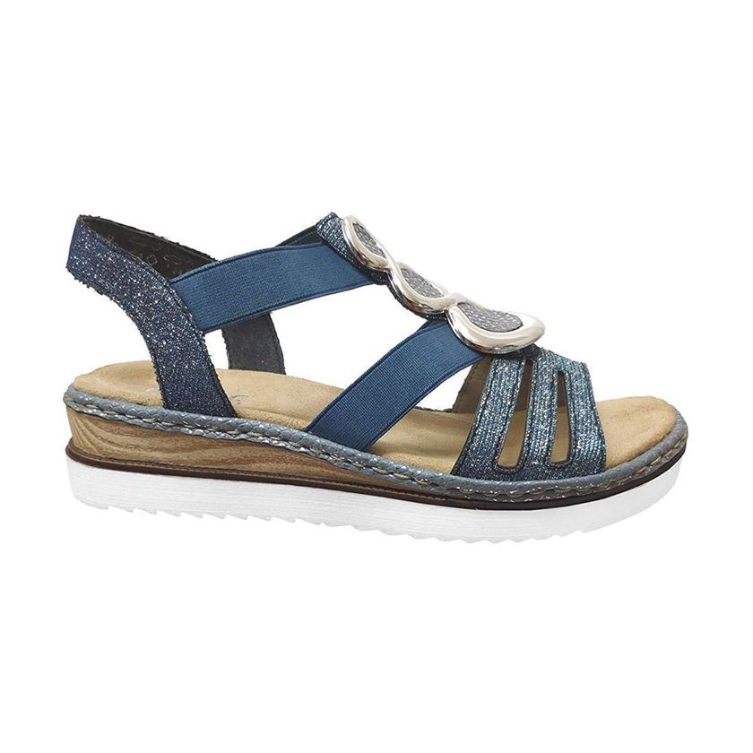 femme Rieker femme 679l4 bleu