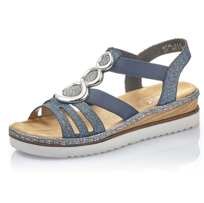 Rieker femme 679l4 bleu1084404_2 sur voshoes.com