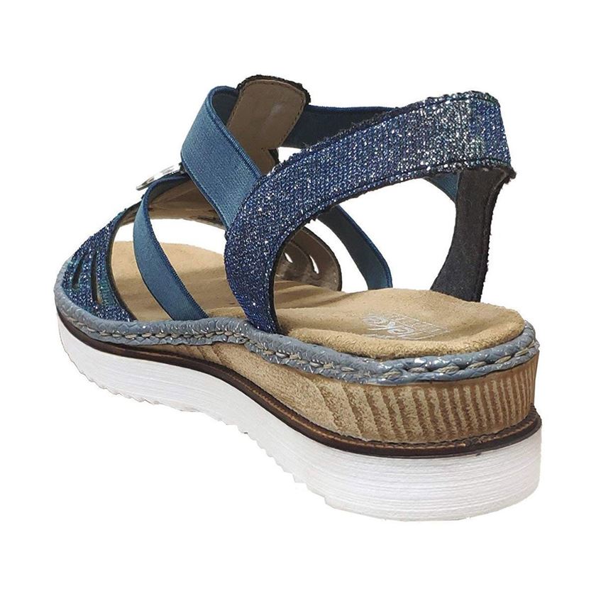 Rieker femme 679l4 bleu1084404_4 sur voshoes.com