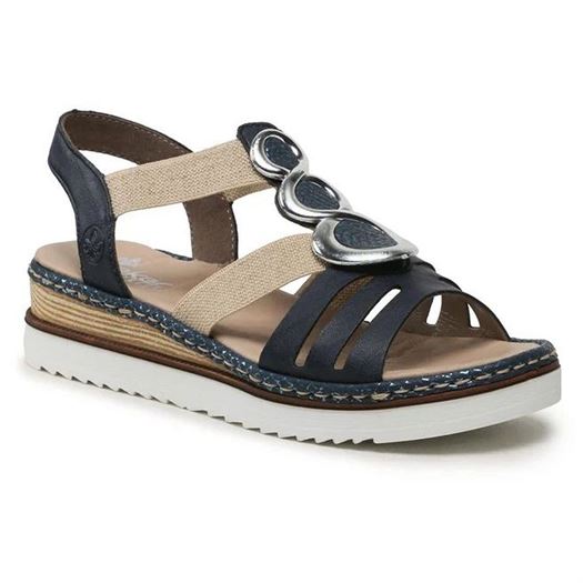 Rieker femme 679l4 bleu1084405_2 sur voshoes.com