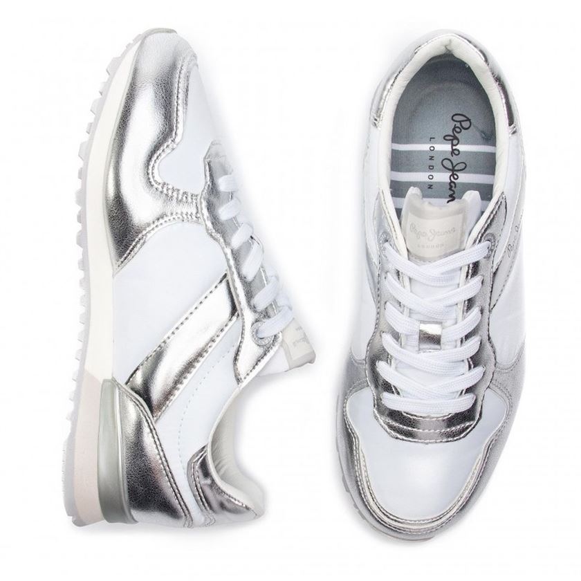 Pepe jeans femme verona blanc1090001_5 sur voshoes.com