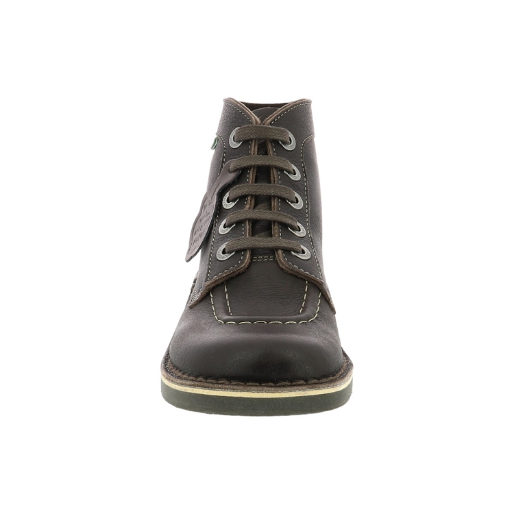 Kickers femme kick col marron1090403_4 sur voshoes.com