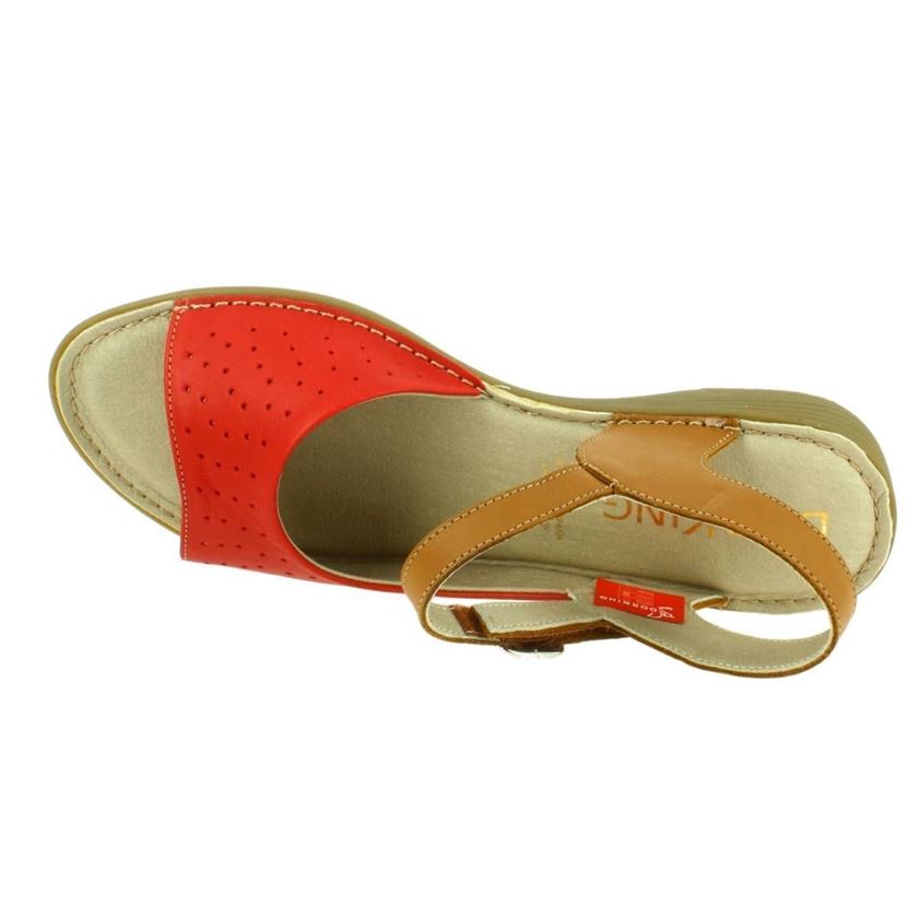 Dorking femme d7865 rouge1092801_4 sur voshoes.com