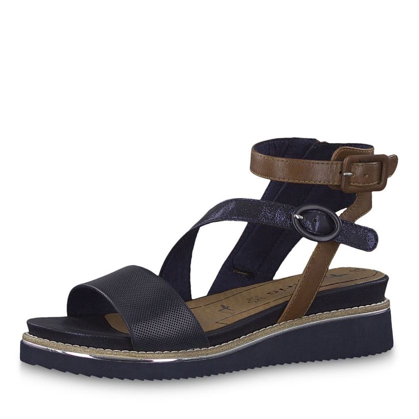 Tamaris femme 28208 bleu1106401_2 sur voshoes.com