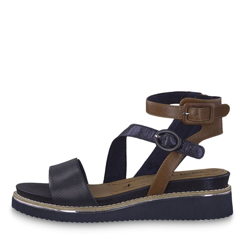 Tamaris femme 28208 bleu1106401_4 sur voshoes.com