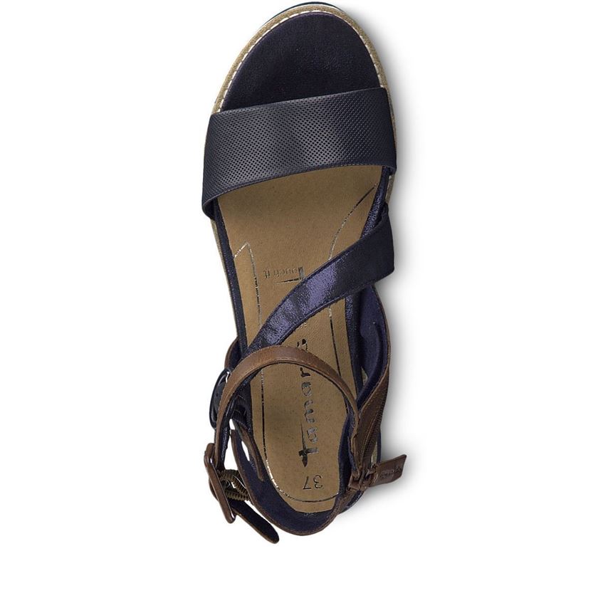 Tamaris femme 28208 bleu1106401_5 sur voshoes.com