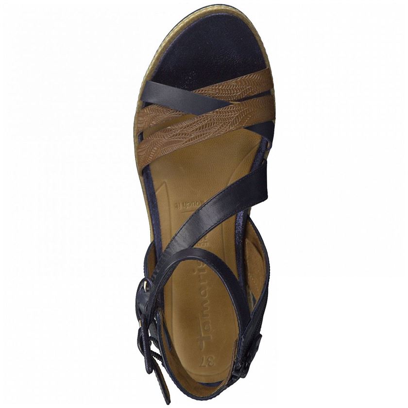 Tamaris femme 28208 bleu1106406_5 sur voshoes.com