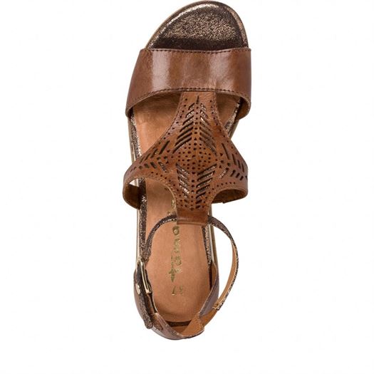 Tamaris femme 28228 marron1106502_4 sur voshoes.com