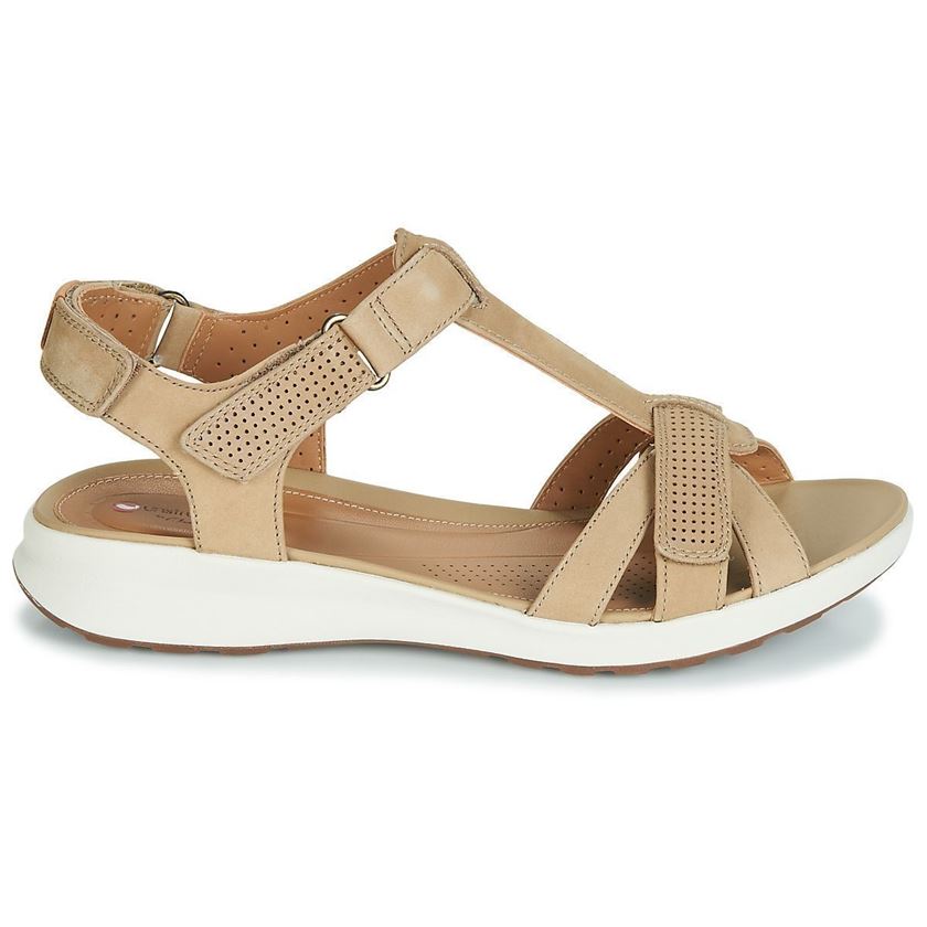 femme Clarks femme un adorn vibe beige