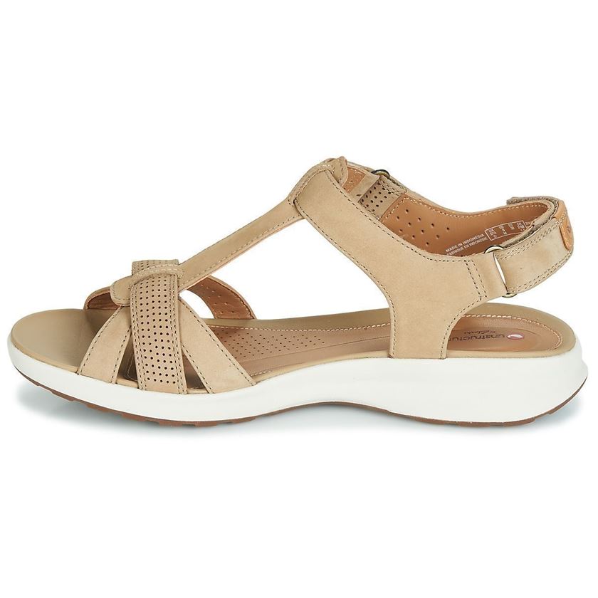 Clarks femme un adorn vibe beige1107401_3 sur voshoes.com