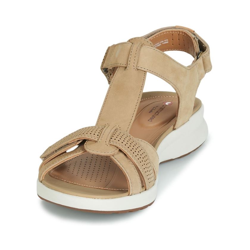 Clarks femme un adorn vibe beige1107401_4 sur voshoes.com