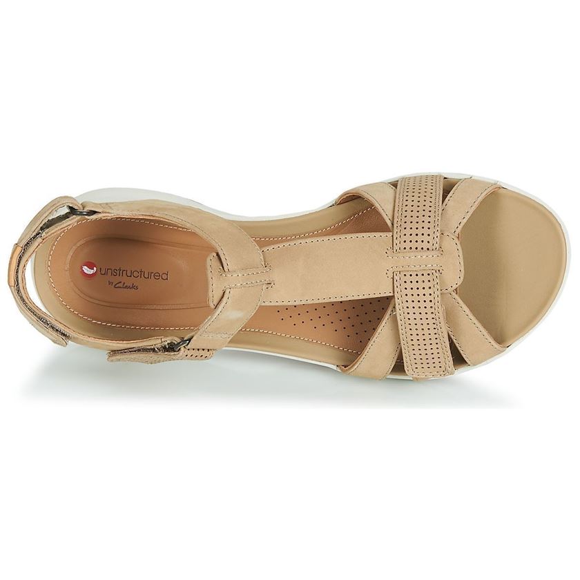 Clarks femme un adorn vibe beige1107401_6 sur voshoes.com