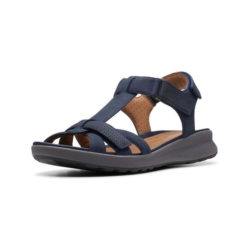 Clarks femme un adorn vibe bleu1107402_2 sur voshoes.com