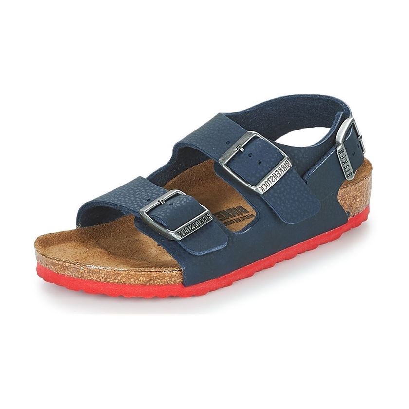 Birkenstock garcon milano bleu1111801_2 sur voshoes.com