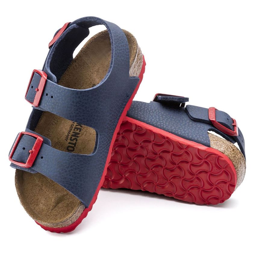 Birkenstock garcon milano bleu1111802_6 sur voshoes.com