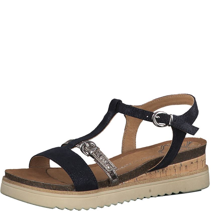 Marco tozzi femme vita bleu1112101_2 sur voshoes.com