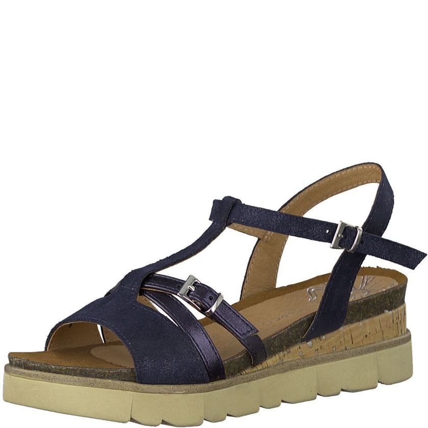 Marco tozzi femme vita bleu1112103_2 sur voshoes.com