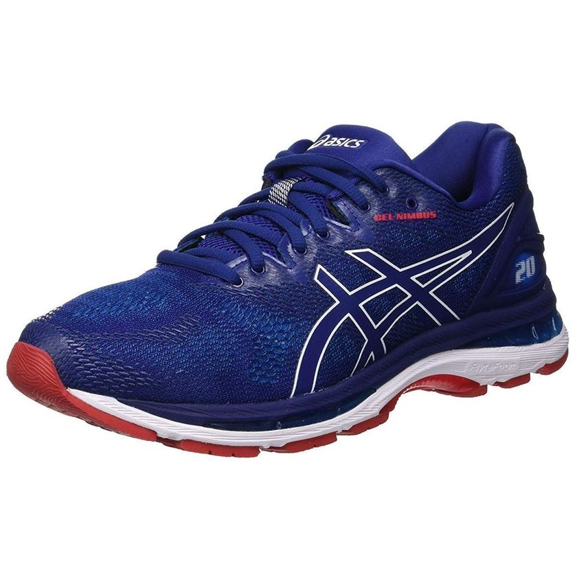 Asics homme bte gel nimbus 20 m bleu1117101_2 sur voshoes.com