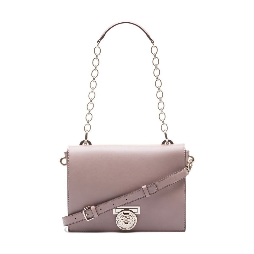 Guess femme marlene shoulder bag taupe1120902_3 sur voshoes.com