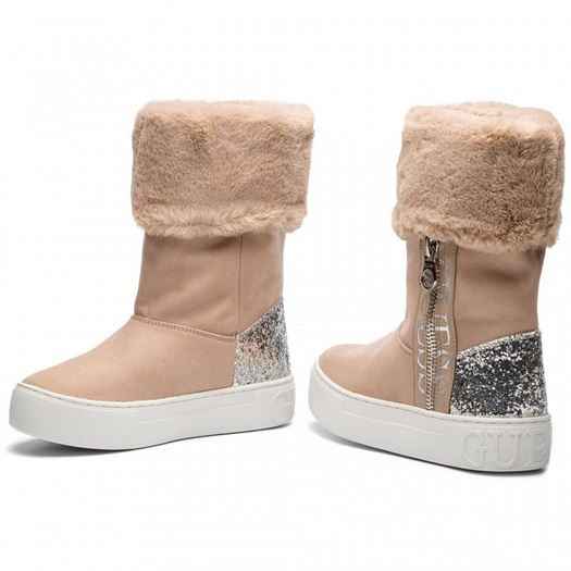 Guess femme marsie stivaletto naturel1125601_4 sur voshoes.com