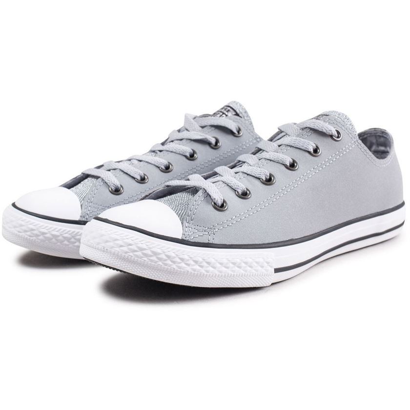 Converse fille chuck taylor all star glitter   ox gris1127801_2 sur voshoes.com