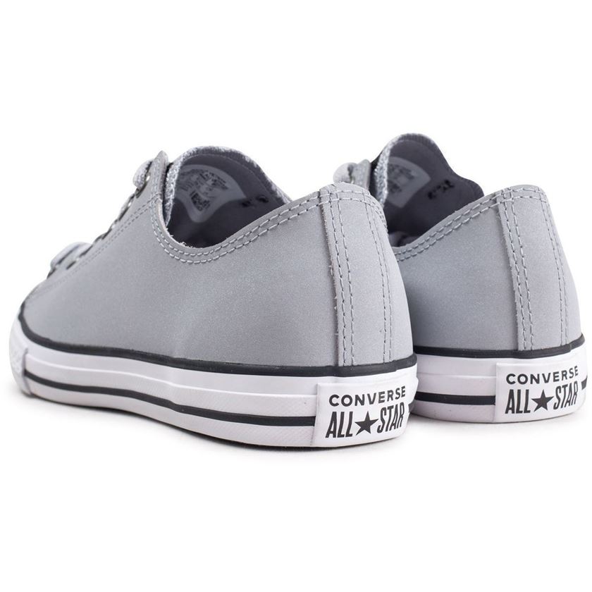 Converse fille chuck taylor all star glitter   ox gris1127801_4 sur voshoes.com