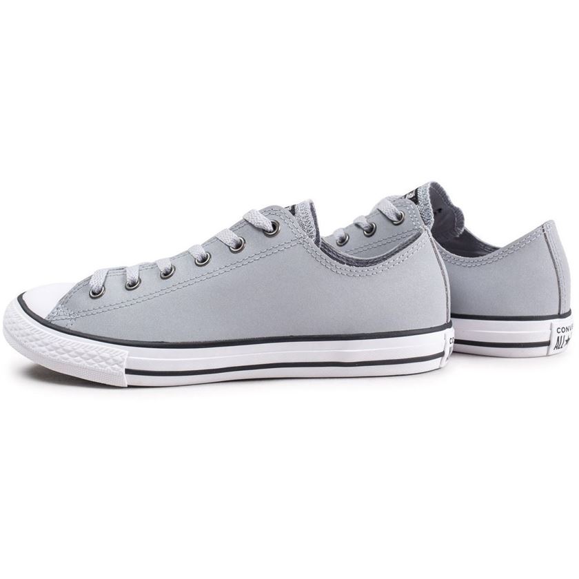 Converse fille chuck taylor all star glitter   ox gris1127801_6 sur voshoes.com