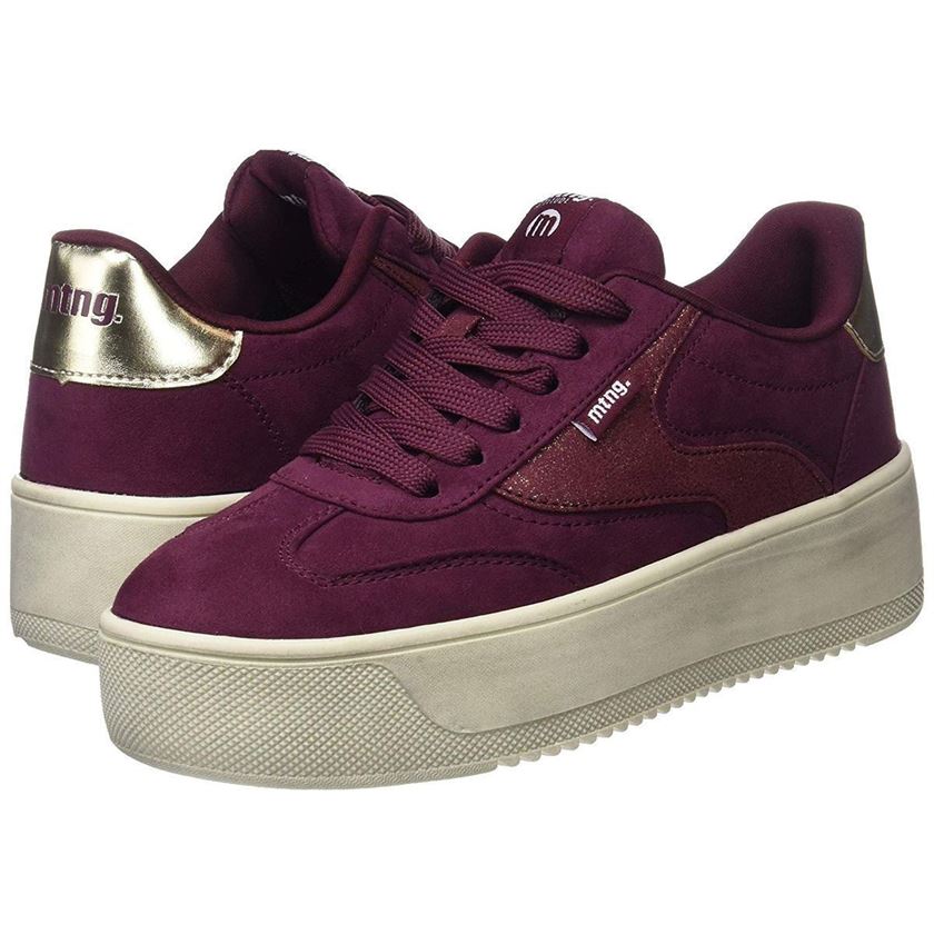 Mtng femme wavey bordeaux1129302_3 sur voshoes.com