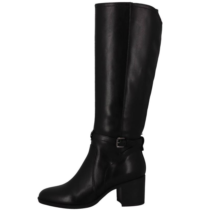 Bottes femme Geox d glynna noir VoShoes
