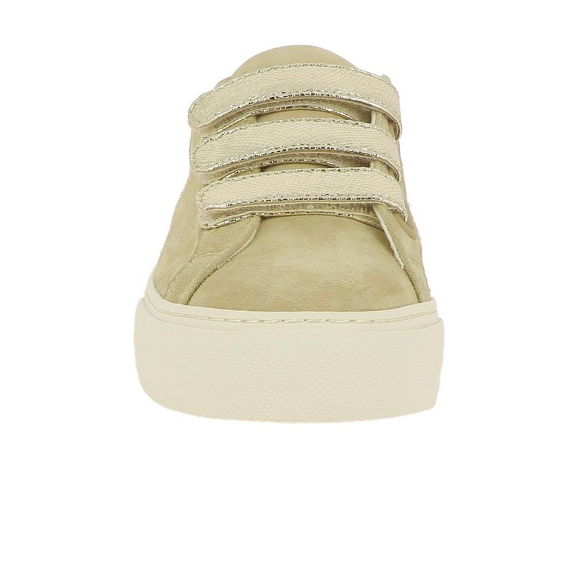No name femme arcade straps suede  hit beige1149203_4 sur voshoes.com