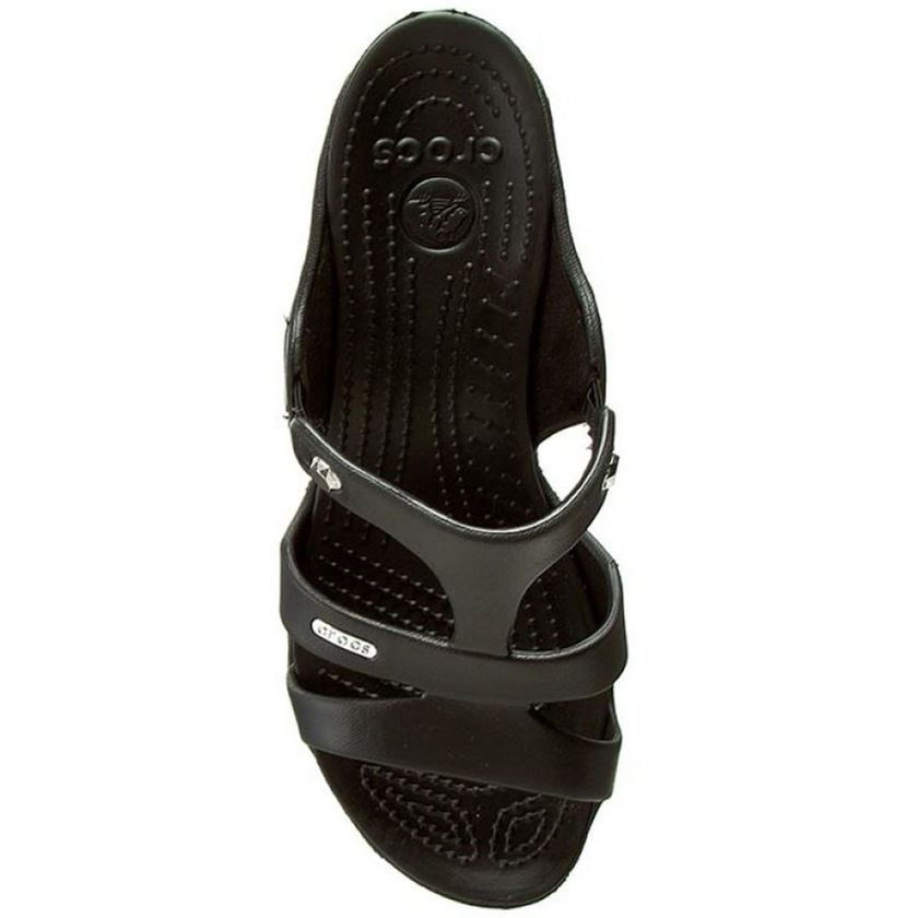 Crocs femme women¶s cyprus v heel noir1152301_5 sur voshoes.com