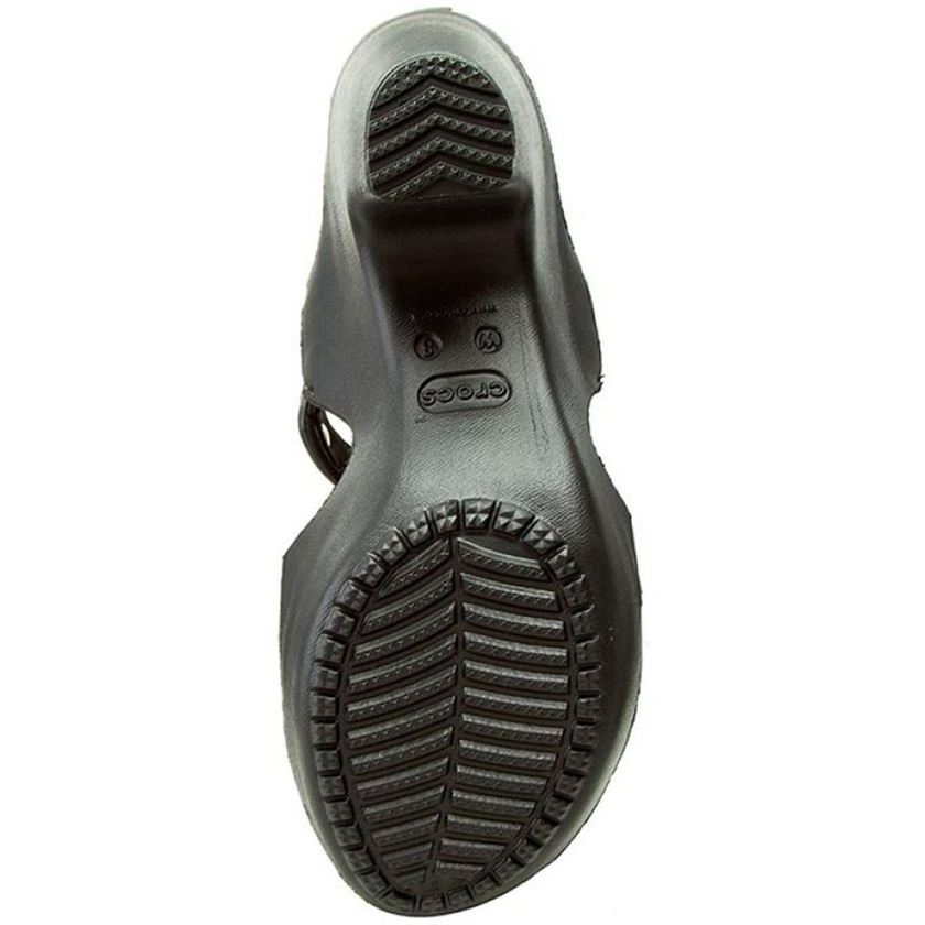 Crocs femme women¶s cyprus v heel noir1152301_6 sur voshoes.com