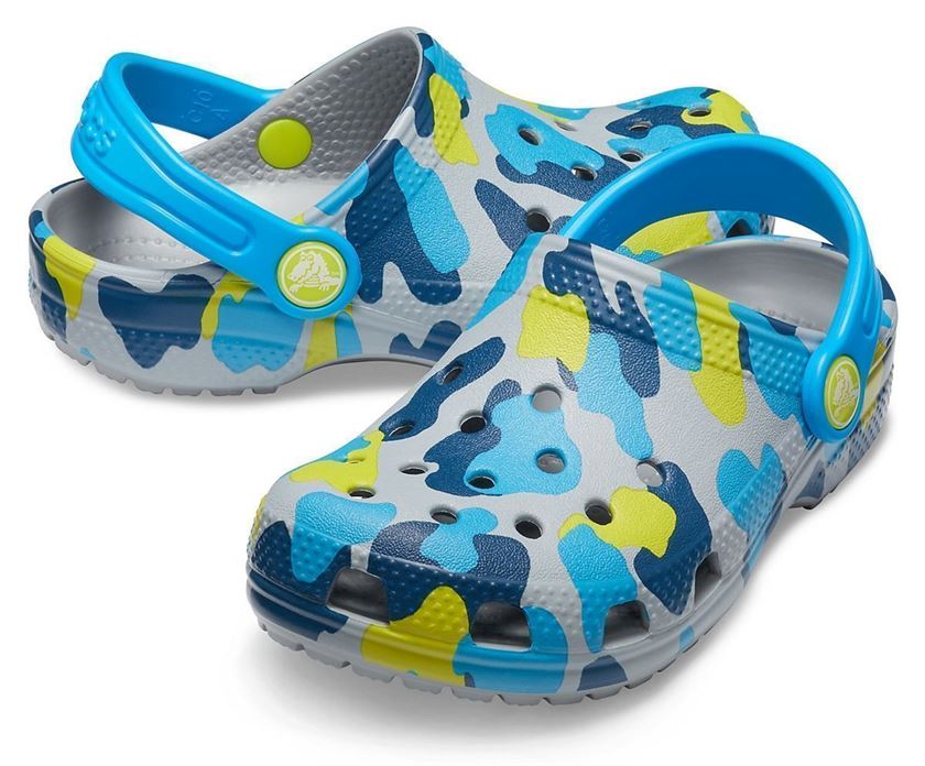 Crocs fille classic seasonal grphc clg gris1153801_4 sur voshoes.com