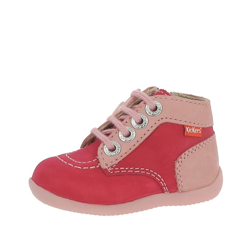 Kickers fille bonzip rose1157602_2 sur voshoes.com