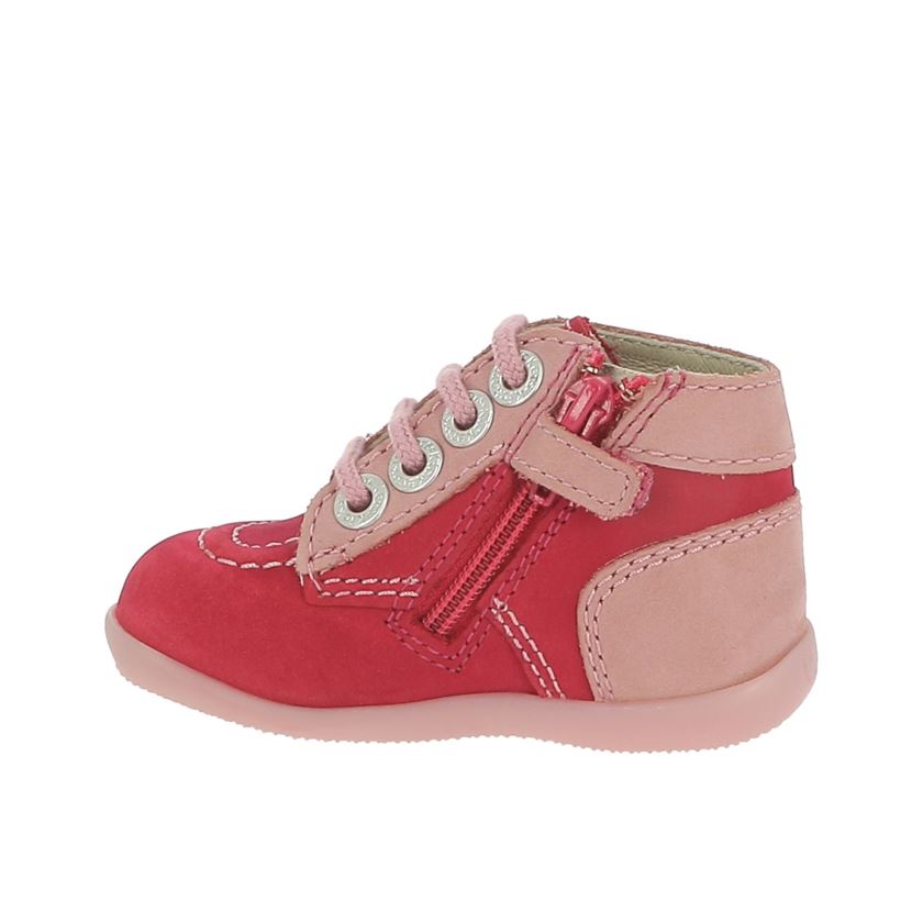 Kickers fille bonzip rose1157602_3 sur voshoes.com