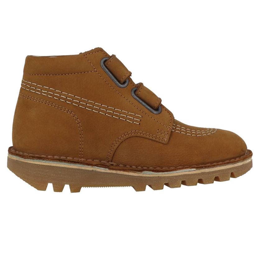 fille Kickers fille neovelcro marron