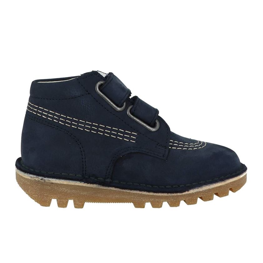 fille Kickers fille neovelcro bleu