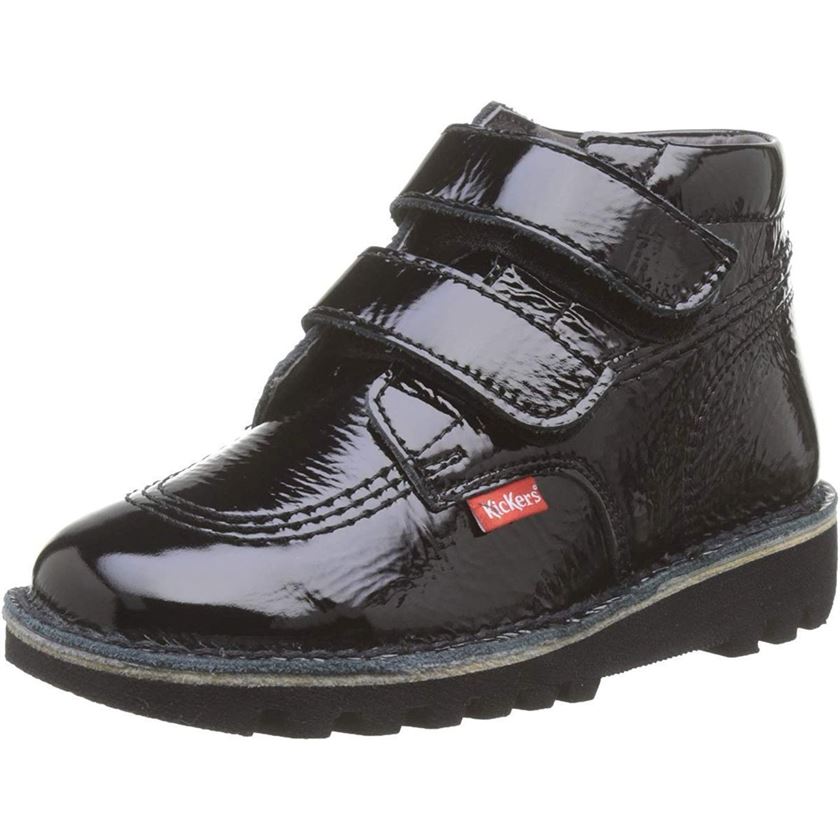 Kickers fille neovelcro noir1157901_2 sur voshoes.com
