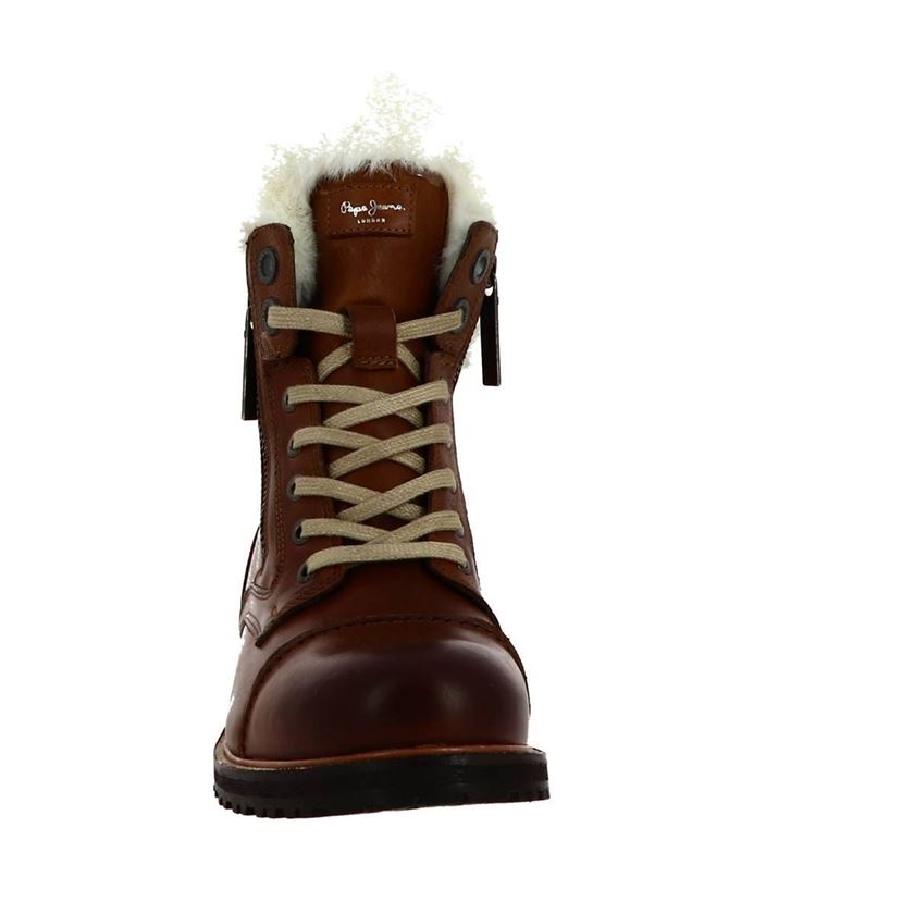 Pepe jeans femme melting russ marron1163701_5 sur voshoes.com