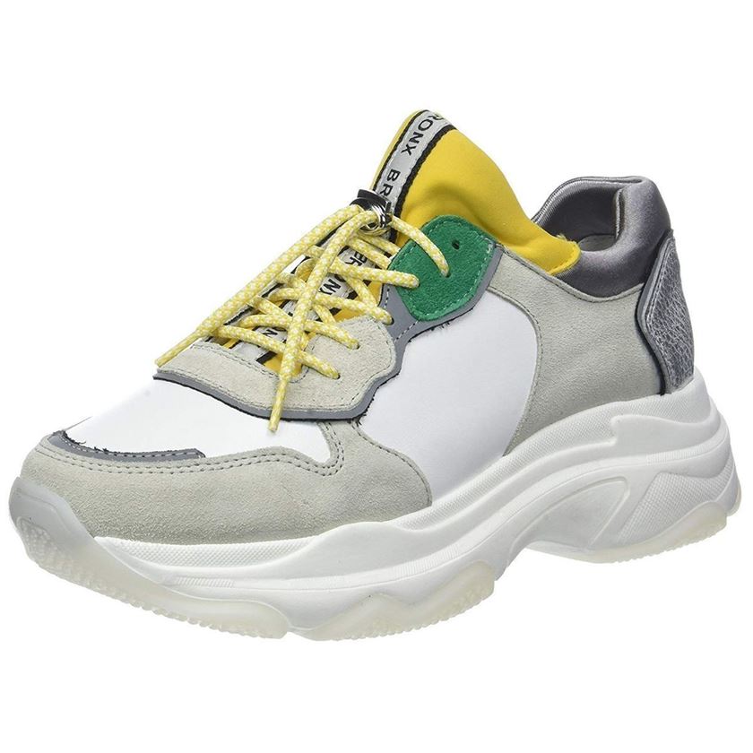 Bronx femme baisley white silver   yellow1173403_2 sur voshoes.com