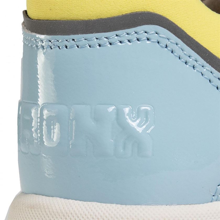 Bronx femme baisley blanc   bleu   jaune1173411_4 sur voshoes.com