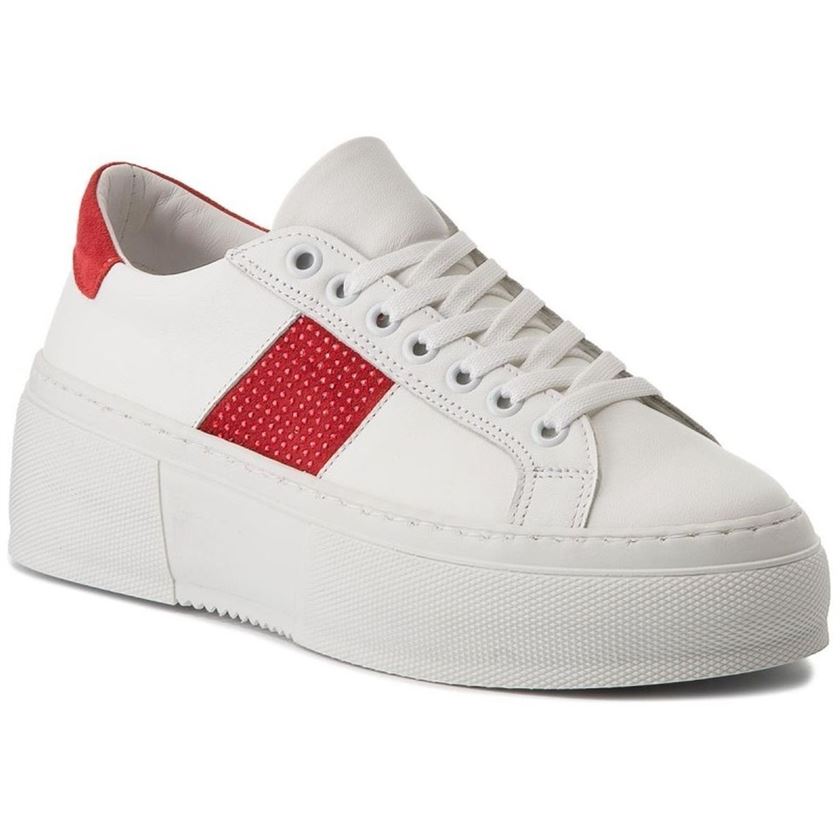 femme Bronx femme low shoe blanc