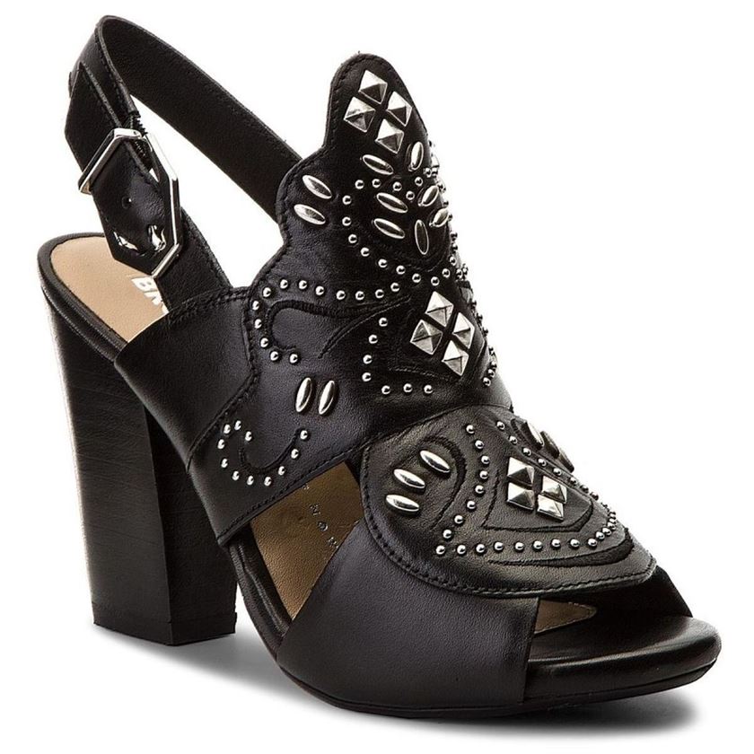 Bronx femme scorpio slingback zwart noir1177201_3 sur voshoes.com