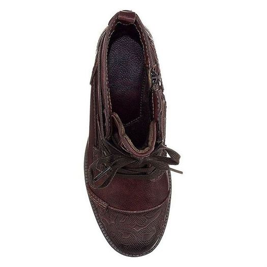 Mustang femme 1293501 bordeaux1182401_4 sur voshoes.com