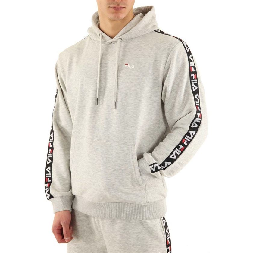 Fila homme men david taped hoody gris1185802_4 sur voshoes.com