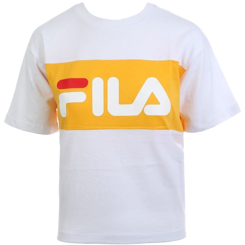 Fila femme women allison tee jaune1187502_2 sur voshoes.com